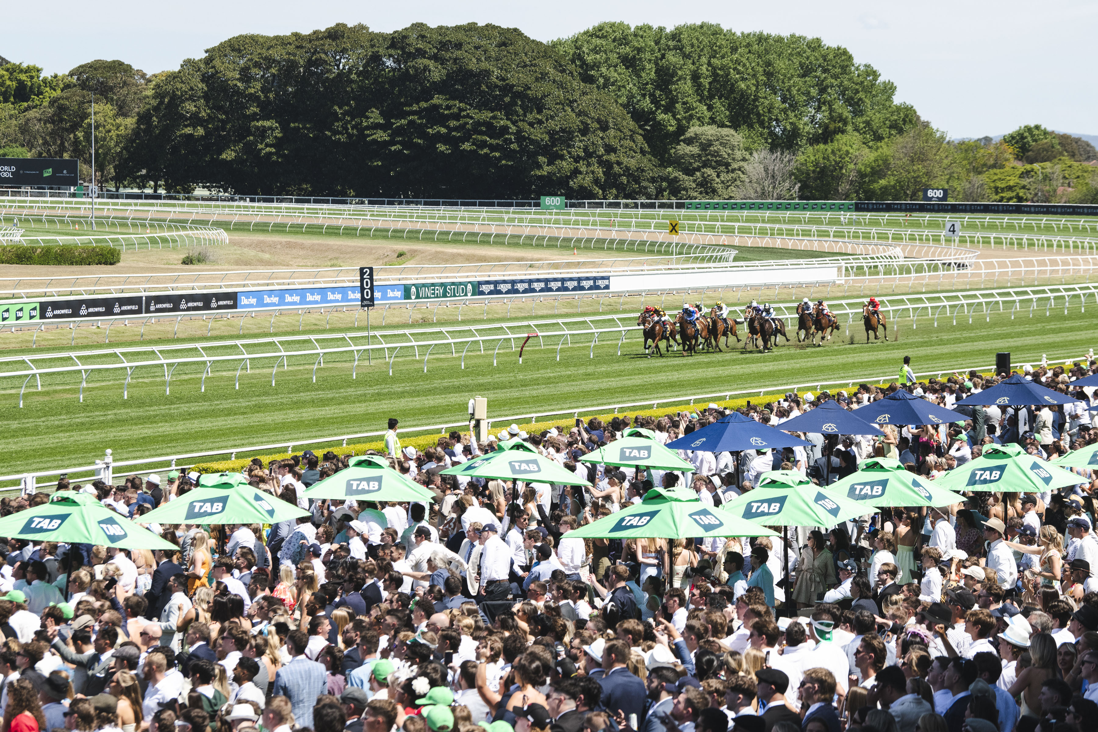 Visitors to the Australian Turf Club